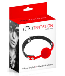 Baillon à boule rouge silicone - CC5700630030